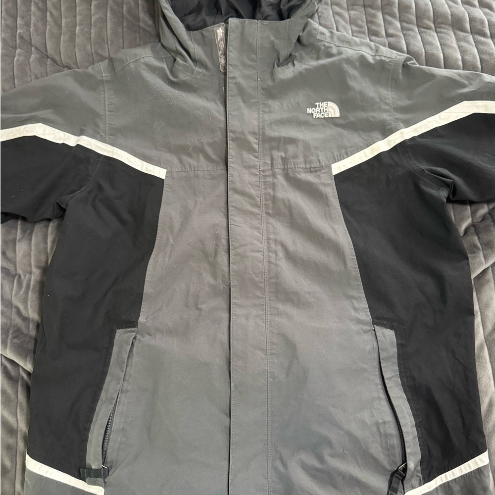 The North Face Two-Tone Gray and Black Jacket